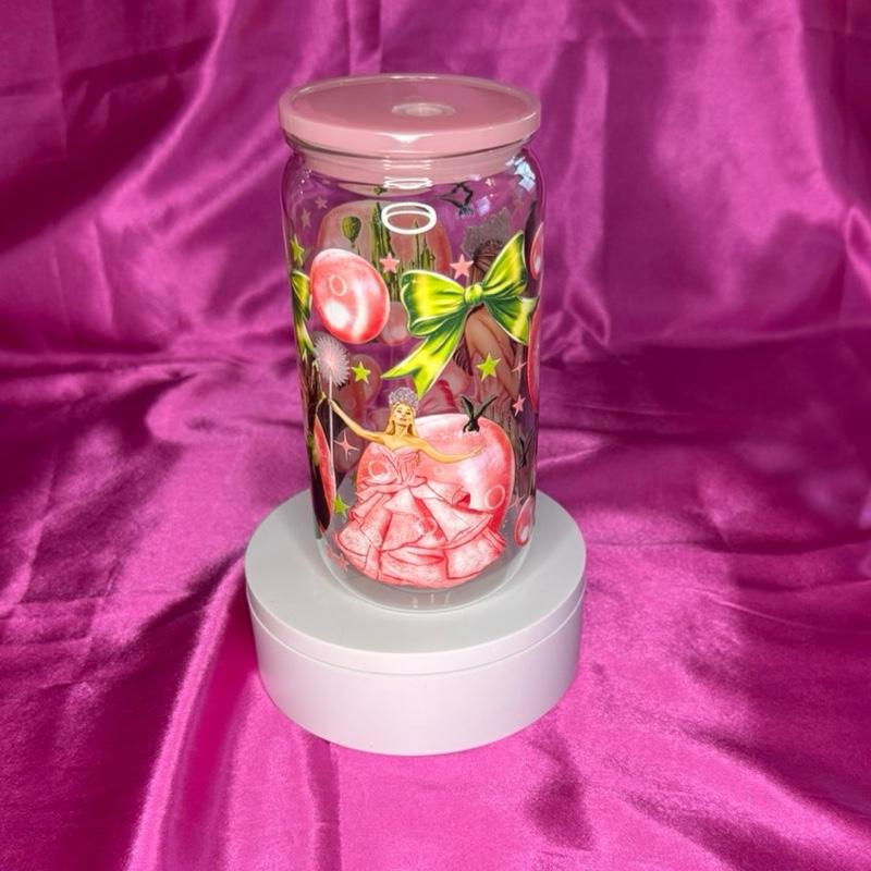 Beautiful Tumbler with Lid and Straw - displaying wicked witches. - Perfect for Daily Use