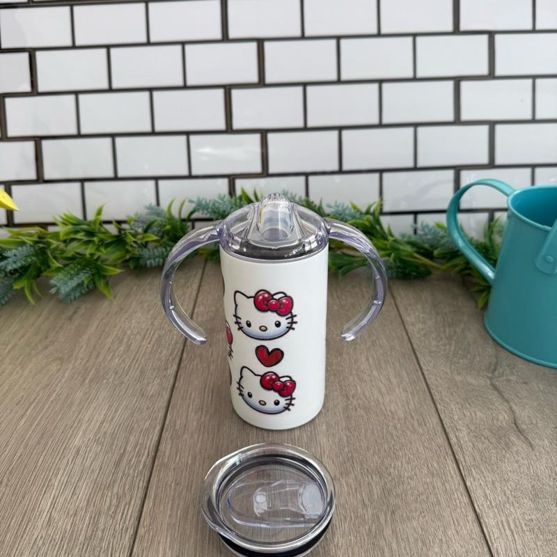 120z Sippy Tumbler for Children & Individuals with Disabilities with 2 Interchangeable Lids & Reusable Straw Portable Travel & Spill Resistant Design