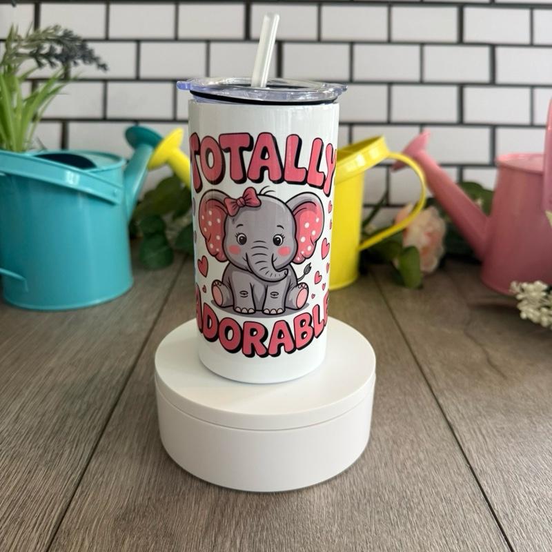 120z Sippy Tumbler for Children & Individuals with Disabilities with 2 Interchangeable Lids & Reusable Straw Portable Travel & Spill Resistant Design