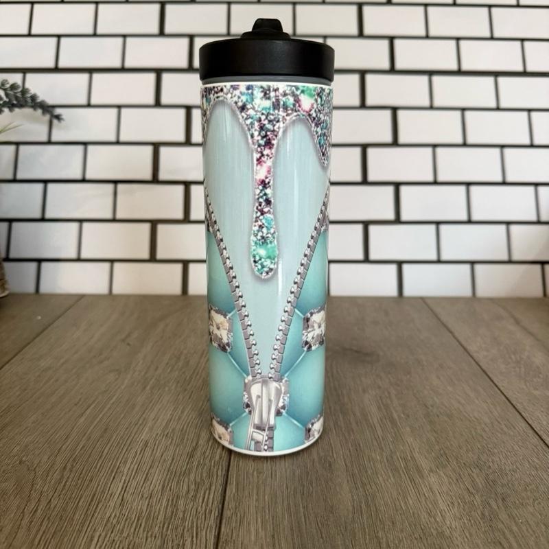 20oz Sports bottle for Everyday Use Stylish Drinkware with Closed Lid for On-the-Go Convenience