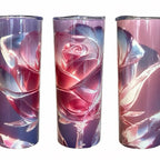 1 X 20oz Skinny Tumbler with Straw & Cleaner Perfect for Everyday Use Stylish Drinkware with Closed Lid for On-the-Go Convenience