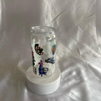 Beautiful Tumbler Displaying  great picture with Lid and Straw Perfect for Kids and Adult