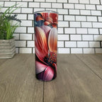20oz Skinny Tumbler with Straw & Cleaner Perfect for Everyday Use Stylish Drinkware with Closed Lid for On-the-Go Convenience