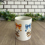 11 oz Ceramic Mug Down Syndrome Awareness "It's okay to be a little extra" Vibrant Bows Design Perfect Gift for Coffee Tea