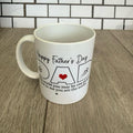 Father’s Day Mug  Ceramic 11 oz Mug featuring a fun Design