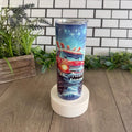20oz Skinny Tumbler with Straw & Cleaner Perfect for Everyday Use Stylish Drinkware with Closed Lid for On-the-Go Convenience