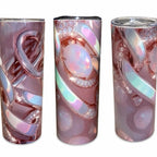 1 X 20oz Skinny Tumbler with Straw & Cleaner Perfect for Everyday Use Stylish Drinkware with Closed Lid for On-the-Go Convenience