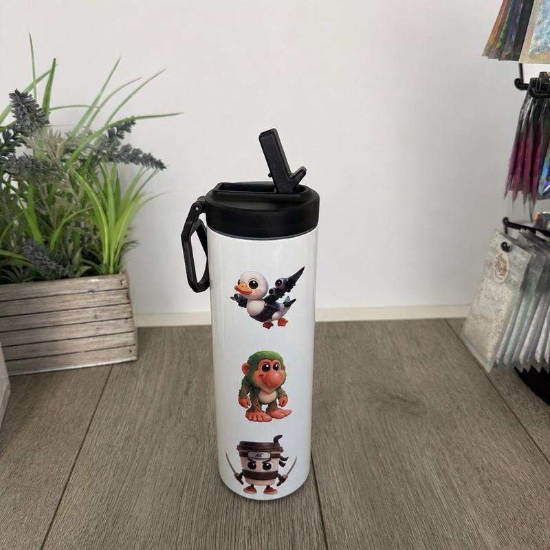 20oz Sports bottle for Everyday Use Stylish Drinkware with Closed Lid for On-the-Go Convenience