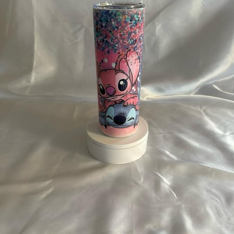 20oz Skinny Tumbler with Straw and Cleaner Perfect for Everyday Use Stylish Drinkware with Closed Lid for On-the-Go Convenience