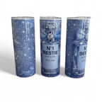 20oz Skinny Tumbler with Straw & Cleaner Perfect for Everyday Use Stylish Drinkware with Closed Lid for On-the-Go Convenience