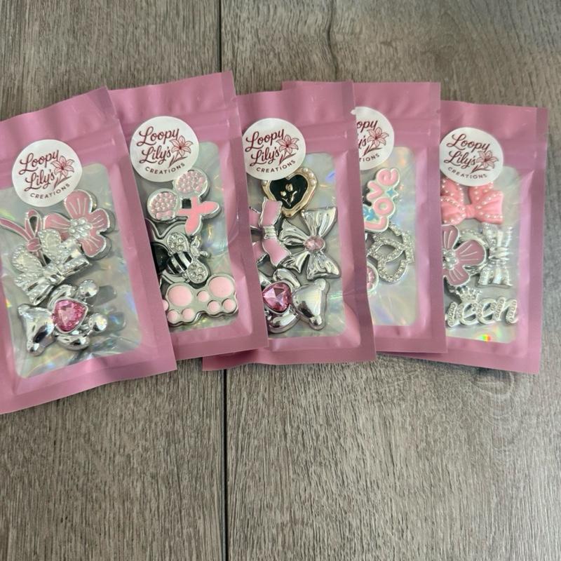 5 X packets of Cute Random Craft Charms