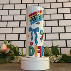 20oz Skinny Tumbler with Straw & Cleaner Perfect for Everyday Use Stylish Drinkware with Closed Lid for On-the-Go Convenience