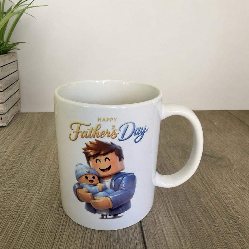Fathers Day Ceramic 11 oz Mug featuring a fun Design