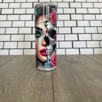 20oz Skinny Tumbler with Straw and Cleaner Perfect for Everyday Use Stylish Drinkware with Closed Lid for On-the-Go Convenience