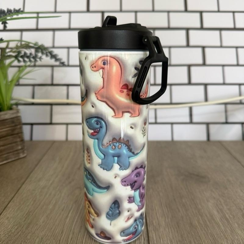 20oz Sports bottle for Everyday Use Stylish Drinkware with Closed Lid for On-the-Go Convenience