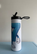 20oz Sports bottle for Everyday Use Stylish Drinkware with Closed Lid for On-the-Go Convenience