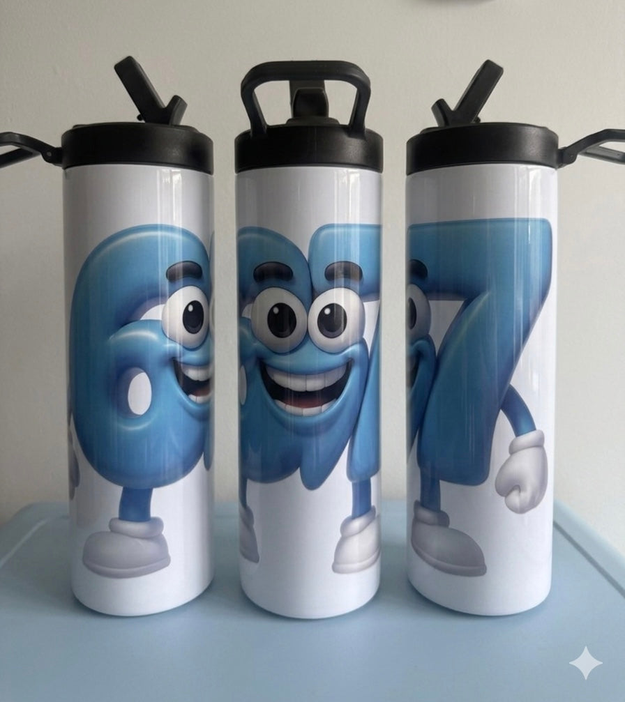 20oz Sports bottle for Everyday Use Stylish Drinkware with Closed Lid for On-the-Go Convenience