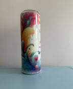 20oz Skinny Tumbler with Straw & Cleaner Perfect for Everyday Use Stylish Drinkware with Closed Lid for On-the-Go Convenience