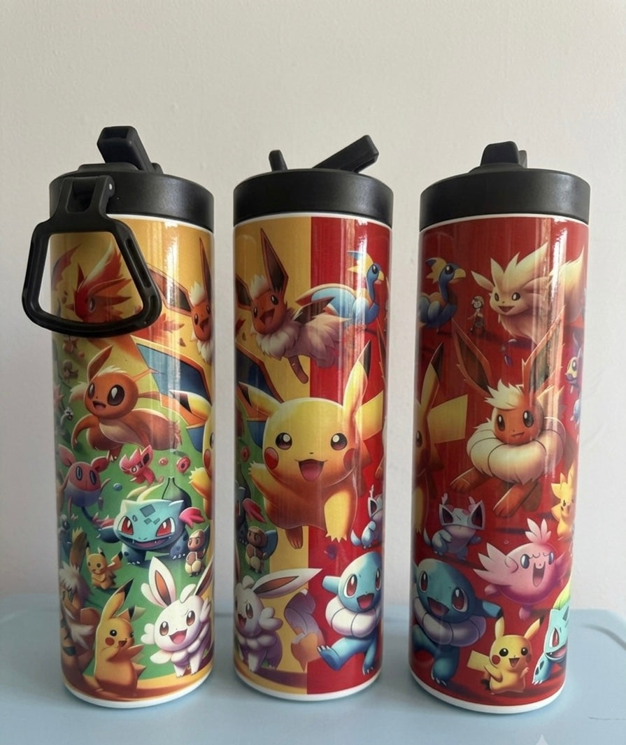 20oz Sports bottle for Everyday Use Stylish Drinkware with Closed Lid for On-the-Go Convenience