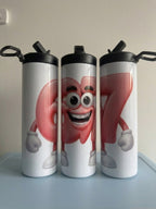 20oz Sports bottle for Everyday Use Stylish Drinkware with Closed Lid for On-the-Go Convenience