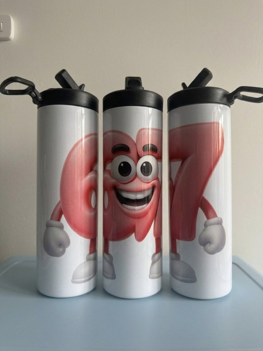 20oz Sports bottle for Everyday Use Stylish Drinkware with Closed Lid for On-the-Go Convenience