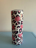 20oz Skinny Tumbler with Straw & Cleaner Perfect for Everyday Use Stylish Drinkware with Closed Lid for On-the-Go Convenience
