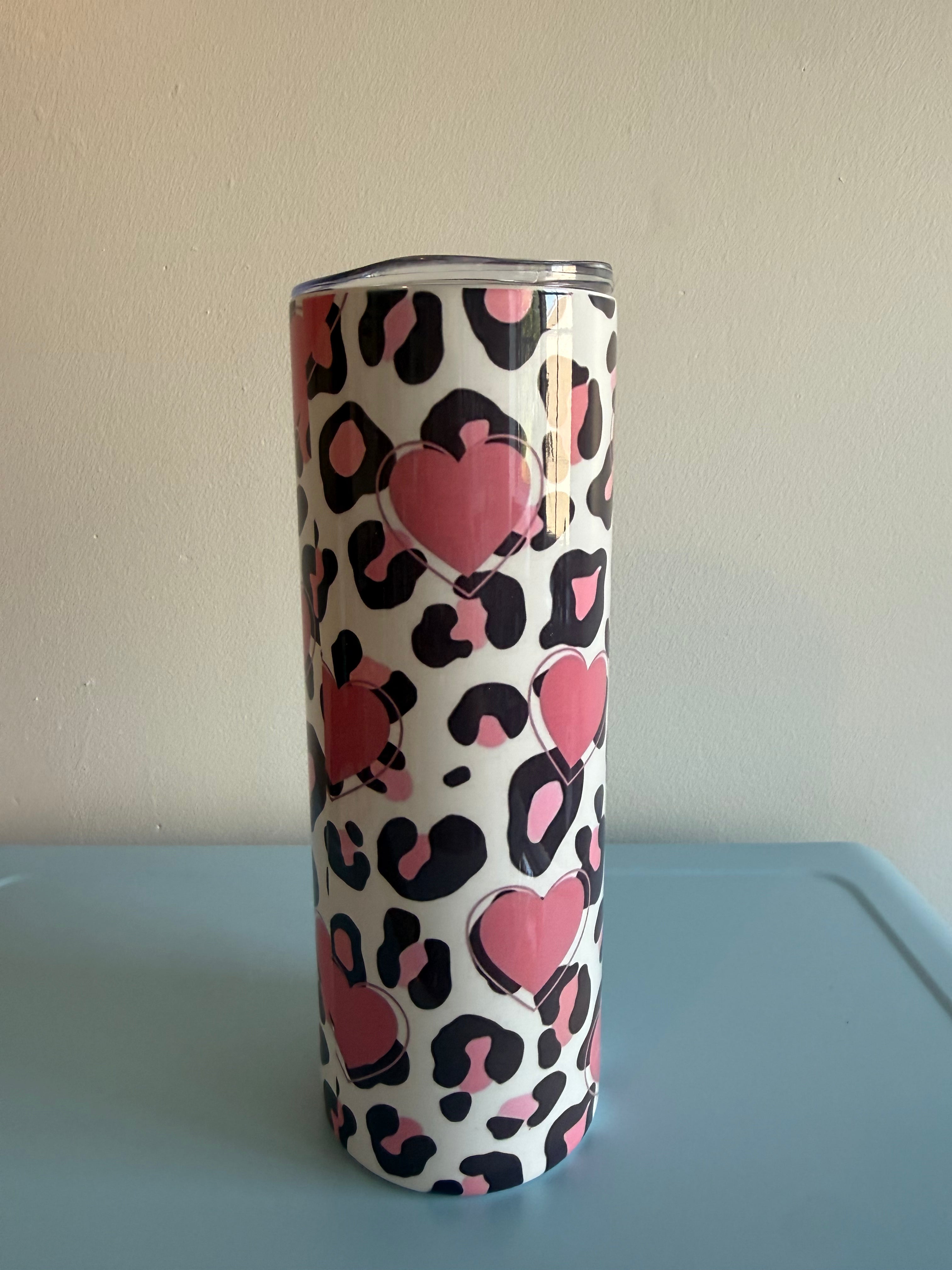 20oz Skinny Tumbler with Straw & Cleaner Perfect for Everyday Use Stylish Drinkware with Closed Lid for On-the-Go Convenience