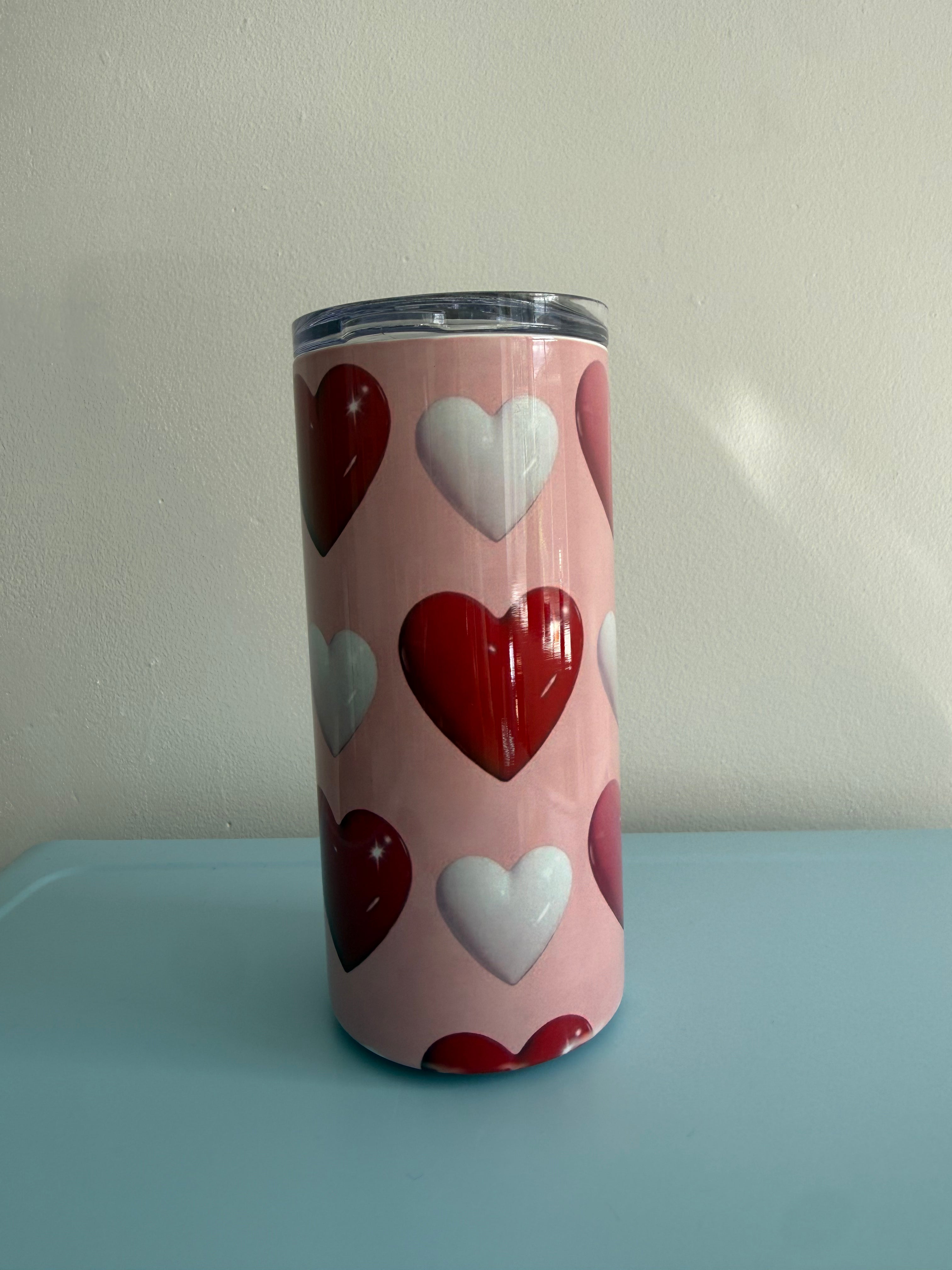 20oz Skinny Tumbler with Straw & Cleaner Perfect for Everyday Use Stylish Drinkware with Closed Lid for On-the-Go Convenience