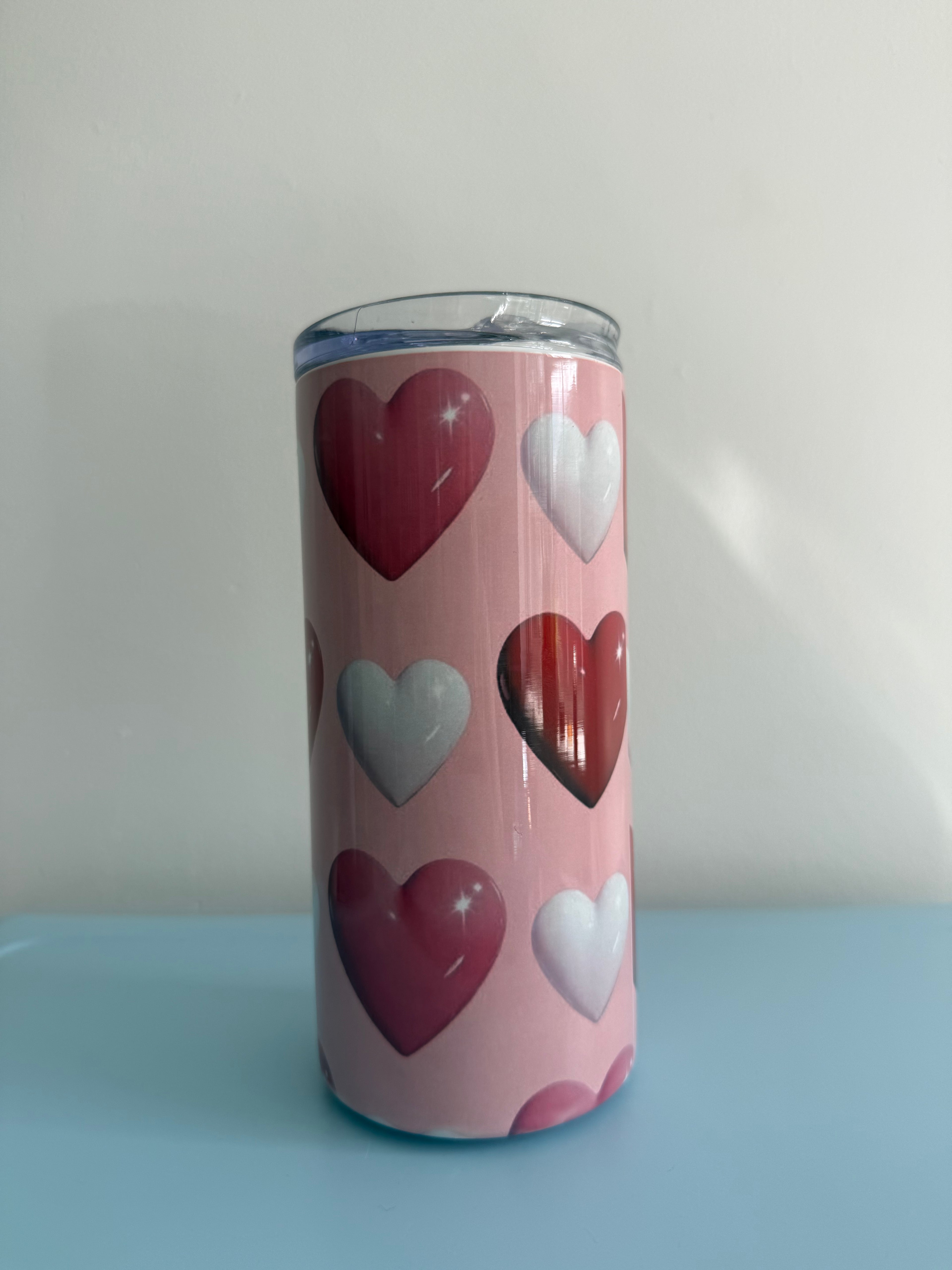 20oz Skinny Tumbler with Straw & Cleaner Perfect for Everyday Use Stylish Drinkware with Closed Lid for On-the-Go Convenience