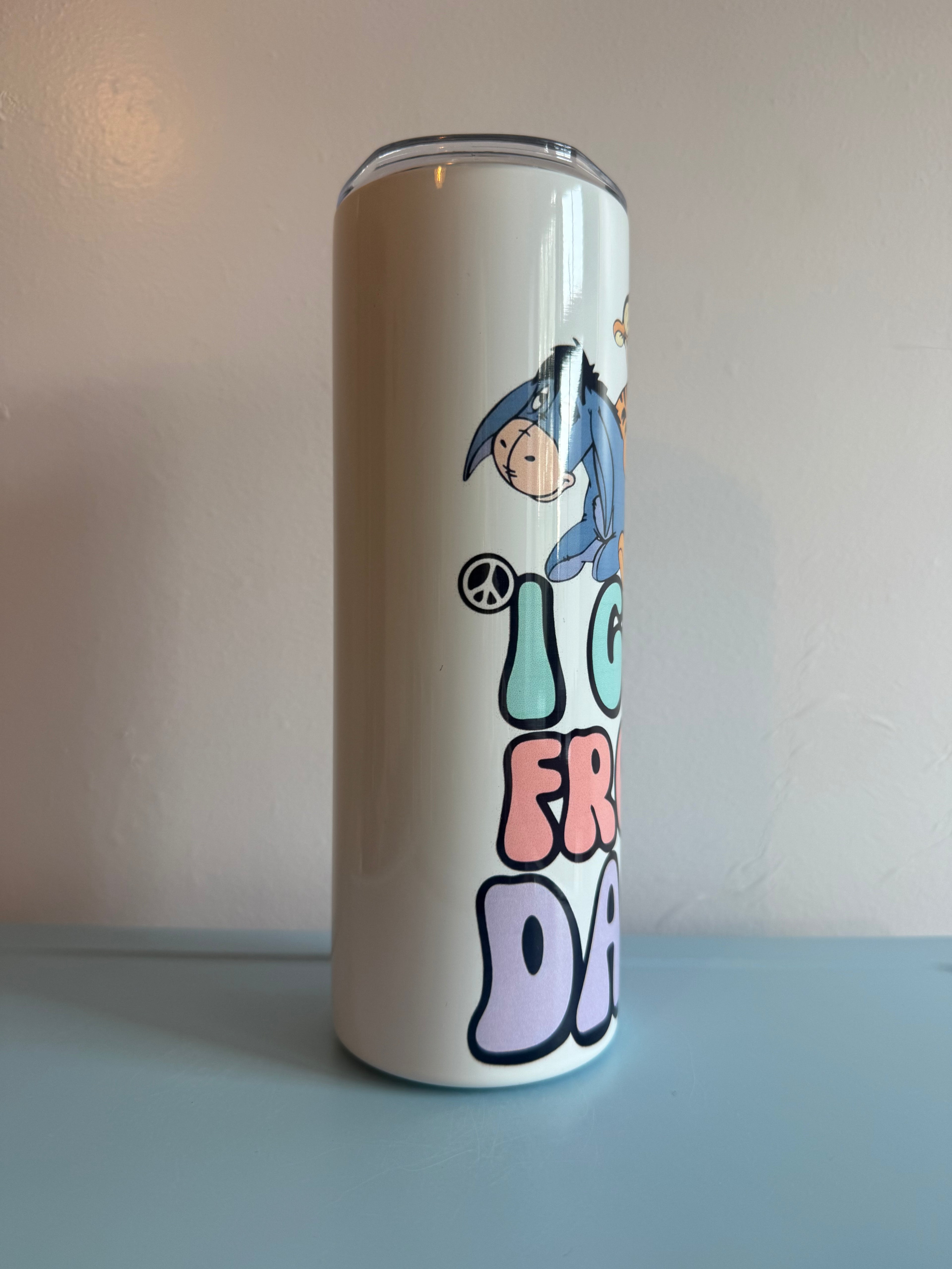 20oz Skinny Tumbler with Straw & Cleaner Perfect for Everyday Use Stylish Drinkware with Closed Lid for On-the-Go Convenience