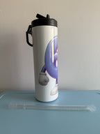 20oz Sports bottle for Everyday Use Stylish Drinkware with Closed Lid for On-the-Go Convenience