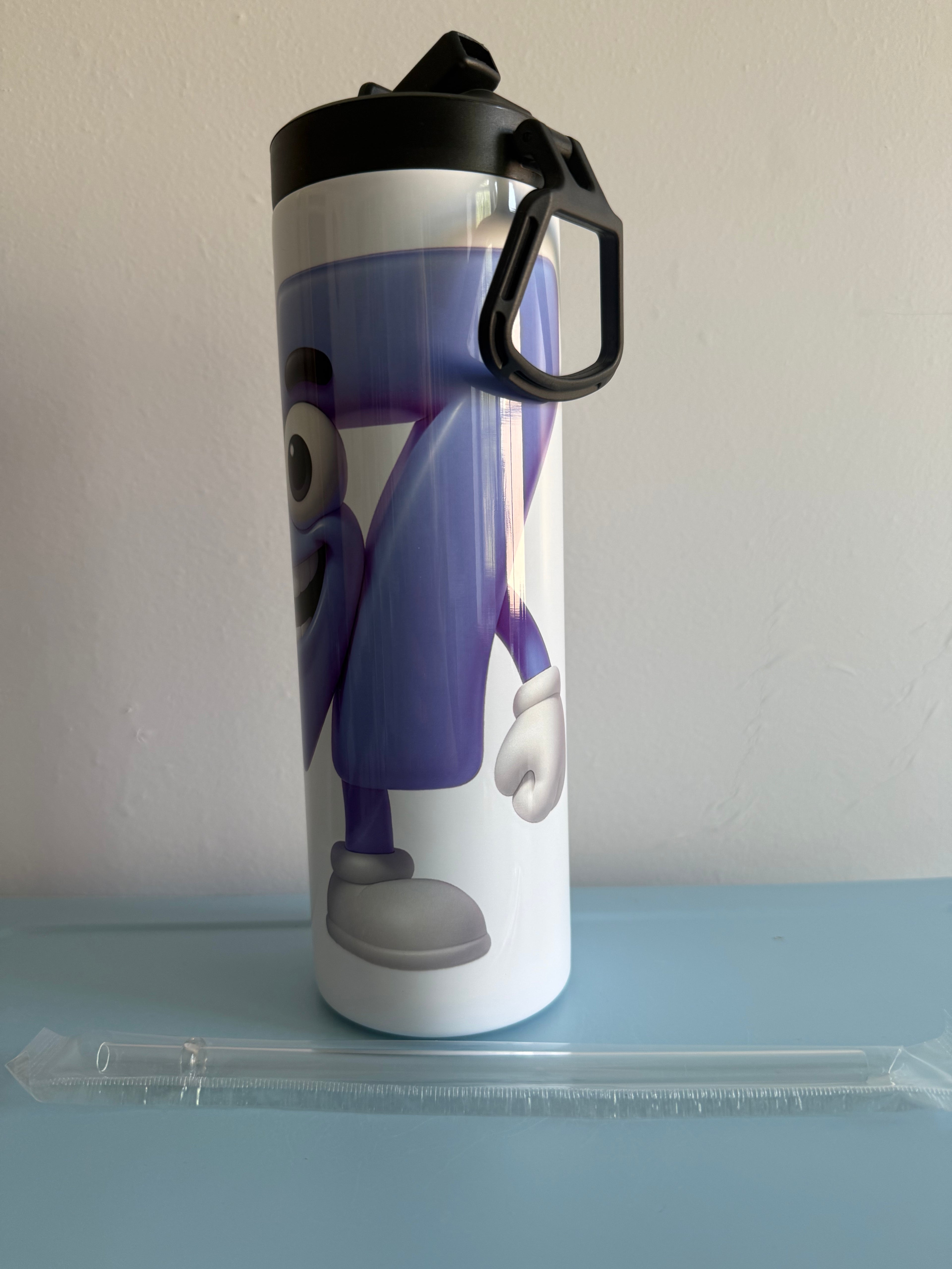 20oz Sports bottle for Everyday Use Stylish Drinkware with Closed Lid for On-the-Go Convenience