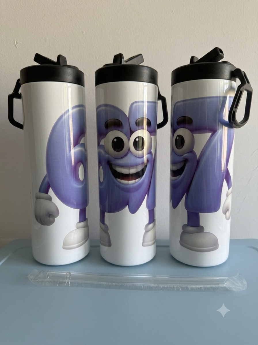 20oz Sports bottle for Everyday Use Stylish Drinkware with Closed Lid for On-the-Go Convenience