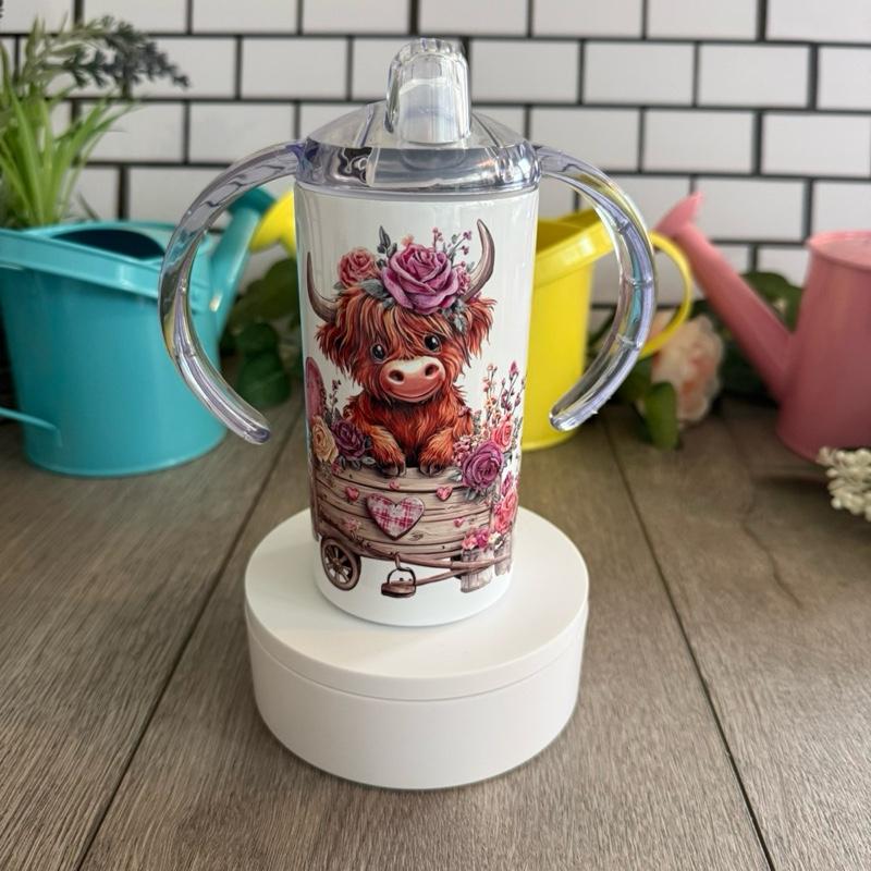 120z Sippy Tumbler for Children & Individuals with Disabilities with 2 Interchangeable Lids & Reusable Straw Portable Travel & Spill Resistant Design