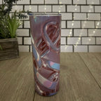 1 X 20oz Skinny Tumbler with Straw & Cleaner Perfect for Everyday Use Stylish Drinkware with Closed Lid for On-the-Go Convenience