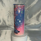 20oz Skinny Tumbler with Straw and Cleaner Perfect for Everyday Use Stylish Drinkware with Closed Lid for On-the-Go Convenience