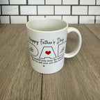 Father’s Day Mug  Ceramic 11 oz Mug featuring a fun Design