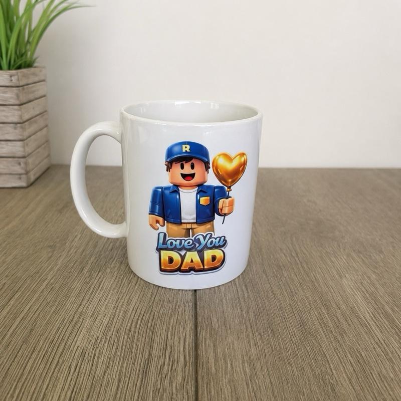 Fathers Day Ceramic 11 oz Mug featuring a fun Design