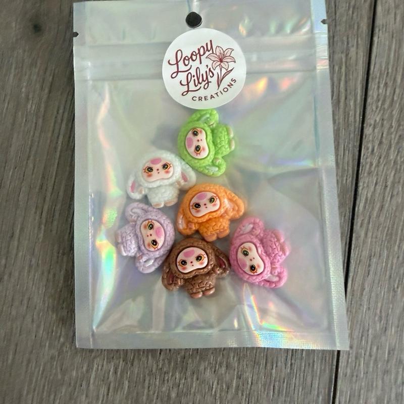 5 X packets of Cute Random Craft Charms