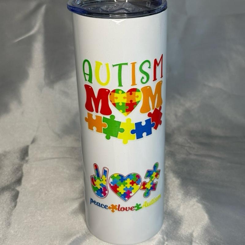 20oz Skinny Tumbler with Straw and Cleaner Perfect for Everyday Use Stylish Drinkware with Closed Lid for On-the-Go Convenience