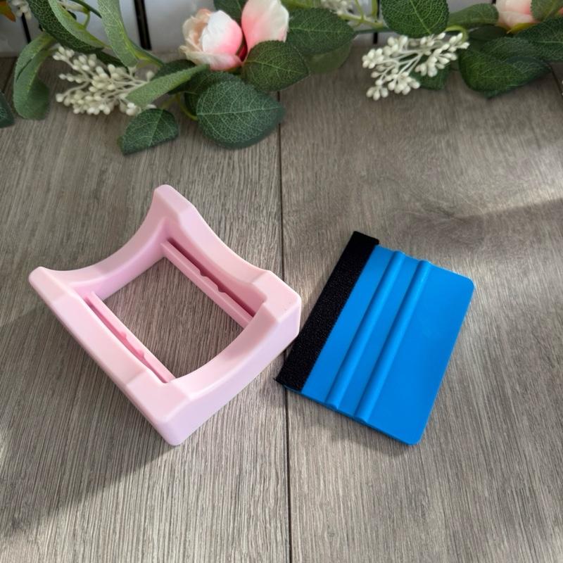 Multi-Purpose Craft Squeegee & Cup Balancing Stand for Vinyl Decal Application and Epoxy Crafts Compact Lightweight Design Ideal for DIY Projects